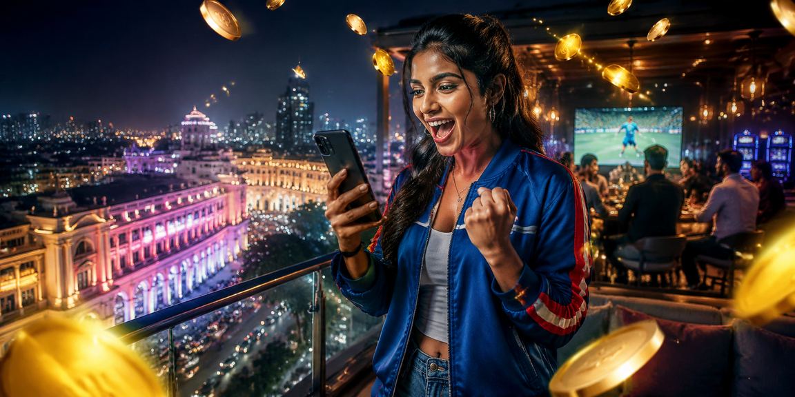 User browsing promotions and bonuses on mobile in Delhi