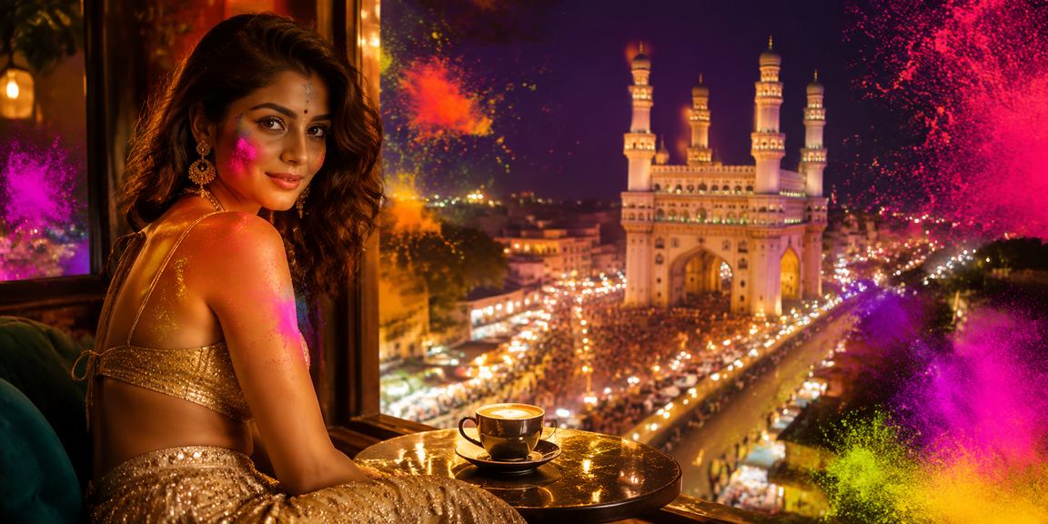 Celebration of cashback bonus in Hyderabad with festive ambience